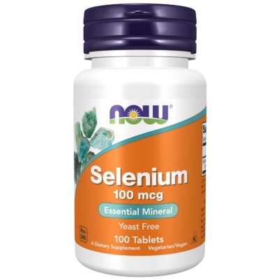 NOW Supplements, Selenium (L-Selenomethionine) 100 mcg, Essential Mineral*, 100 Tablets