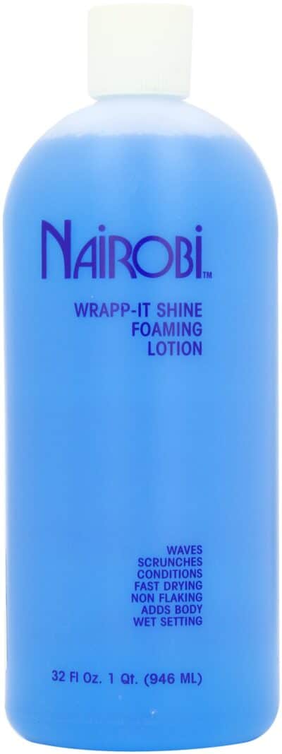 Nairobi Wrapp It Shine Foaming Lotion for Unisex, 32 Ounce