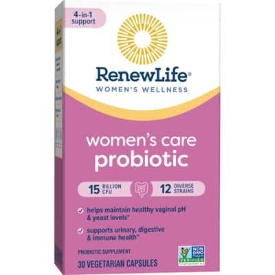 Renew Life Women's Probiotic Capsules, Supports pH Balance for Women, Vaginal, Urinary, Digestive and Immune Health, L. Rhamnosus GG, Dairy, Soy and Gluten-Free, 15 Billion CFU - 30 Ct - Image 8