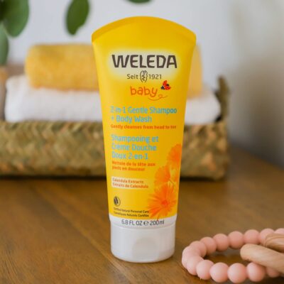 Weleda Baby Calendula 2-in-1 Gentle Shampoo and Body Wash, 6.8 Fluid Ounce, Plant Rich Cleanser with Calendula and Sweet Almond Oil - Image 2