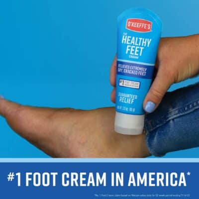 O'Keeffe's for Healthy Feet Foot Cream, Guaranteed Relief for Extremely Dry, Cracked Feet, Clinically Proven to Instantly Boost Moisture Levels, 3.0 Ounce Tube, (Pack of 1) - Image 4