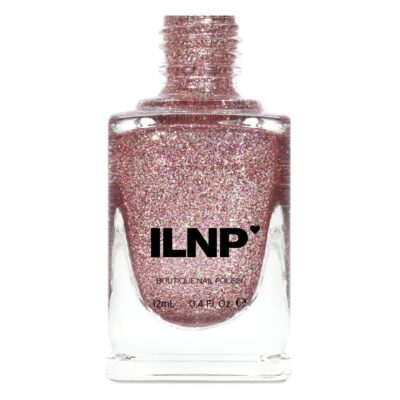 ILNP Madison Ave - Antique Pink Holographic Metallic Nail Polish