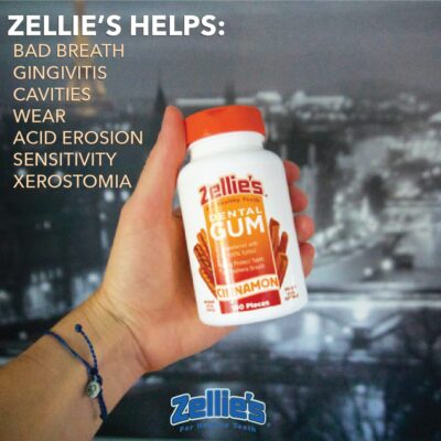 Zellie's | 100% Xylitol Sugar Free Cinnamon Chewing Gum | Cinnamon Flavor (100 Count (Pack of 1)) - Image 3