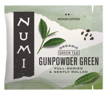 Numi Organic Gunpowder Green Tea, 100 Tea Bags, Full-Bodied & Gently Rolled Chinese Green Tea, Caffeinated