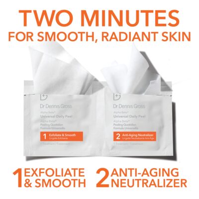 Dr Dennis Gross Alpha Beta Universal Daily Peel: for Uneven Tone or Texture and Fine Lines or Enlarged Pores, (30 Treatments) - Image 3