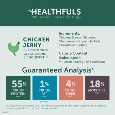 Healthfuls Chicken Jerky Dog Treats with Glucosamine & Chondroitin, 16oz - Image 4