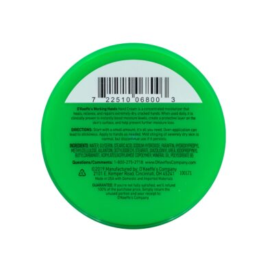 O'Keeffe's Working Hands Hand Cream, For Extremely Dry, Cracked Hands, 6.8 oz Jar (Value Size, Pack of 1) - Image 5