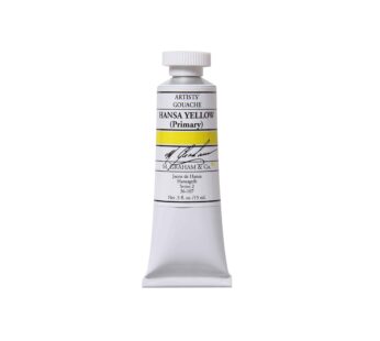 M. Graham 1/2-Ounce Tube Gouache Paint, Hansa Yellow, Primary