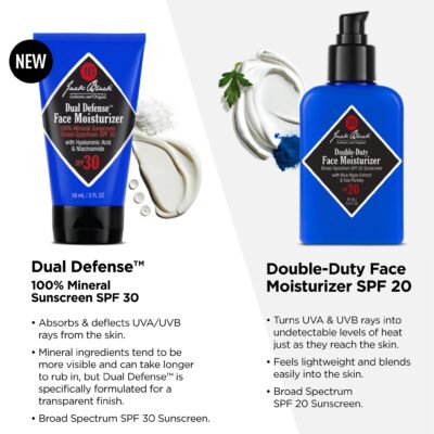 Jack Black Double-Duty Face Moisturizer, 8.5 Fl. Oz ? SPF 20 Sun Protection, Long Lasting Hydrating Skincare, Lightweight Moisturizer, Men?s Facial Moisturizer - Image 5