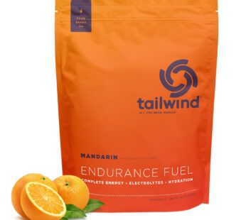 Tailwind Nutrition Endurance Fuel, Electrolyte & Hydration Sports Drink Mix Powder, Gluten-Free, Vegan, Mandarin, 50 Servings