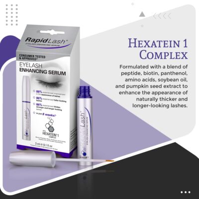 RapidLash Eyelash Enhancing Serum - Promotes Appearance of Longer, Fuller, And Thicker Eyelashes, For Eye Lash Enhancement, Paraben, And Cruelty Free - Image 4