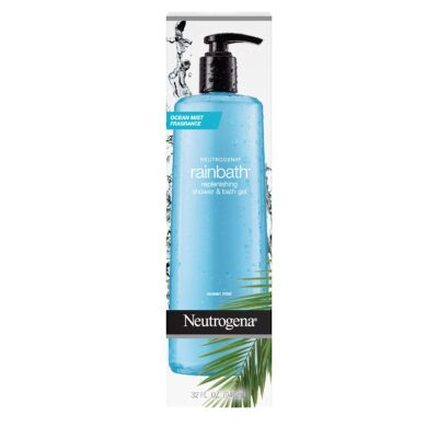 Neutrogena Rainbath Body Wash, Refreshing, Moisturizing Daily Body Cleanser and Shaving Gel with Clean Rinsing Lather, Ocean Mist Scent, 32 fl. oz - Image 6