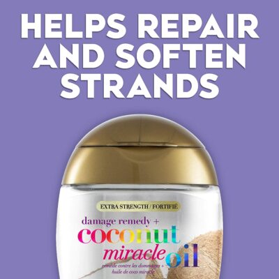 OGX Coconut Miracle Oil Penetrating 3.3 Ounce X-Strength (100ml) (3 Pack) - Image 5