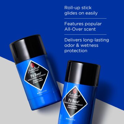 Jack Black Pit Boss Men?s Deodorant, 2.75 oz ? Antiperspirant & Deodorant, Sensitive Skin Formula, Maximum Odor & Sweat Control, Long-Lasting Protection - Image 3