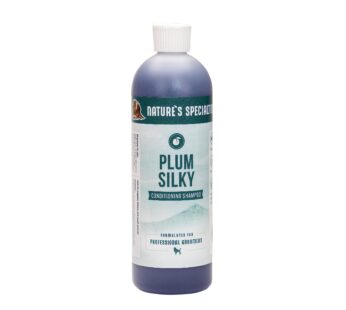 Nature’s Specialties Plum Silky Ultra Concentrated Dog Shampoo Conditioner, Makes up to 3 Gallons, Natural Choice for Professional Pet Groomers, Silk Proteins, Made in USA, 16oz