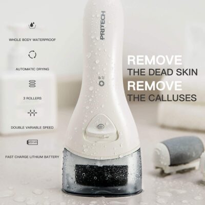 Electric Feet Callus Removers Rechargeable,Portable Electronic Foot File Pedicure Tools, Electric Callus Remover Kit,Professional Pedi Feet Care Perfect for Dead,Hard Cracked Dry Skin Ideal Gift - Image 4