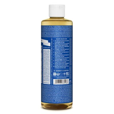 Dr. Bronner's - Pure-Castile Liquid Soap (Peppermint, 16 ounce) - Made with Organic Oils, 18-in-1 Uses: Face, Body, Hair, Laundry, Pets and Dishes, Concentrated, Vegan, Non-GMO - Image 2