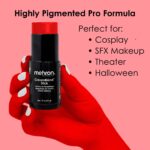 Mehron Makeup CreamBlend Stick | Face Paint, Body Paint, & Foundation Cream Makeup | Body Paint Stick .75 oz (21 g) (Really Bright Red) - Image 3