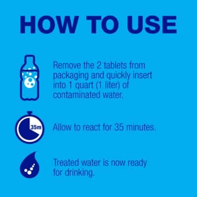 Potable Aqua Water Purification, Water Treatment Tablets - 50 count Bottle - Image 7