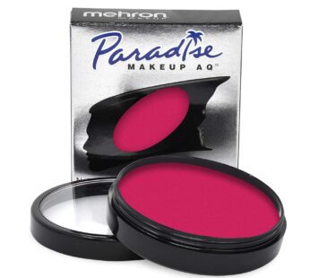 Mehron Makeup Paradise Makeup AQ Pro Size | Stage & Screen, Face & Body Painting, Special FX, Beauty, Cosplay, and Halloween | Water Activated Face Paint & Body Paint 1.4 oz (40 g) (Dark Pink)