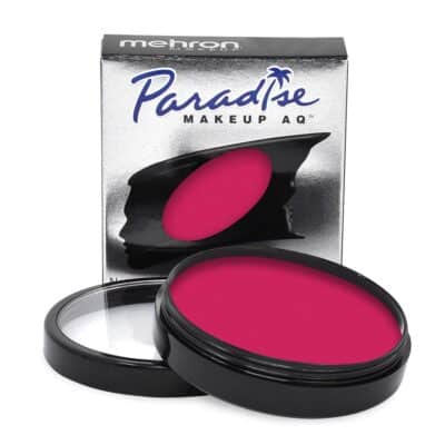 Mehron Makeup Paradise Makeup AQ Pro Size | Stage & Screen, Face & Body Painting, Special FX, Beauty, Cosplay, and Halloween | Water Activated Face Paint & Body Paint 1.4 oz (40 g) (Dark Pink)