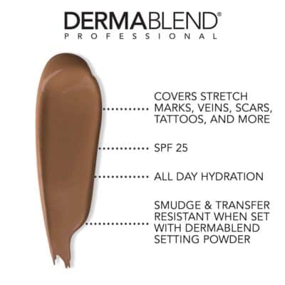 Dermablend Leg and Body Makeup Foundation with SPF 25, 70W Deep Golden,3.4 Fl Oz (Pack of 1) - Image 2