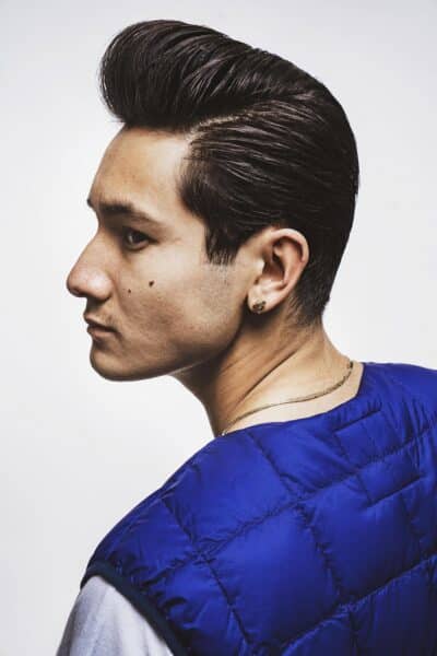 REUZEL Blue Pomade, Strong Hold, Water Soluble, vanilla Wood, 12 Oz - Image 5