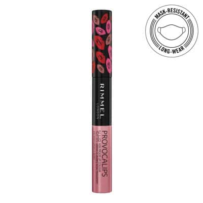 Rimmel London Provocalips 16hr Kiss-Proof Lip Color - Two-Step Liquid Lipstick to Lock in Color and Shine - 430 Wish Upon A Berry, .14 fl.oz. - Image 2