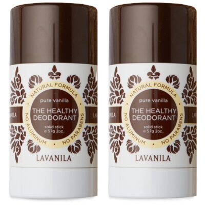 Lavanila Natural Aluminum Free Deodorant 2-Pack, Pure Vanilla - The Healthy Deodorant for Men and Women, Solid Stick (2 Ounce Each), Vegan - Image 9