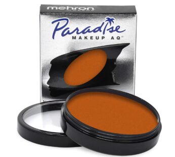 Mehron Makeup Paradise Makeup AQ Pro Size | Stage & Screen, Face & Body Painting, Special FX, Beauty, Cosplay, and Halloween | Water Activated Face Paint & Body Paint 1.4 oz (40 g) (Foxy)