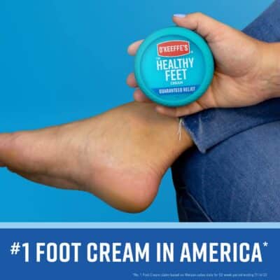 O'Keeffe's for Healthy Feet Foot Cream; Guaranteed Relief for Extremely Dry; Cracked Feet; Instantly Boosts Moisture Levels; 3.2 Ounce Jar; (Pack of 2) - Image 4