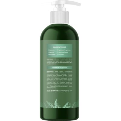 Clarifying Shampoo for Build Up and Oily Hair - Deep Cleansing Shampoo with Rosemary - Refreshing Lemon for Greasy Hair & Jojoba Oil for Scalp Cleanser - Anti Residue Shampoo for Healthy Scalp - 16 Oz - Image 4