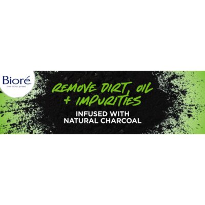 Bior? Deep Pore Charcoal Daily Face Wash, with Deep Pore Cleansing for Dirt and Makeup Removal From Oily Skin, 1 oz, 36-pack - Image 2