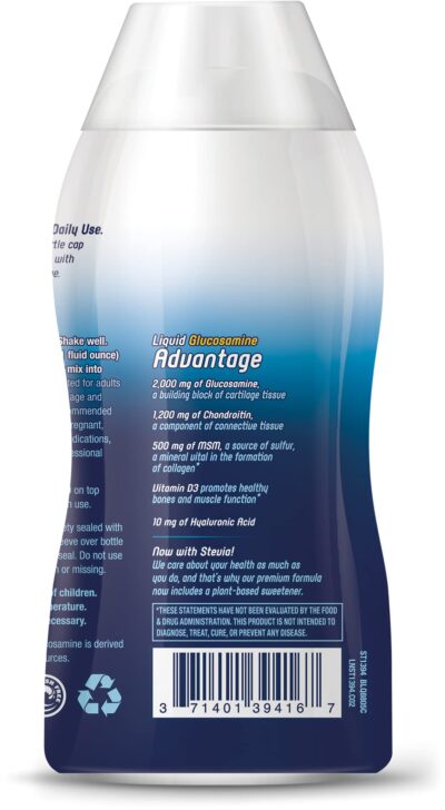 Nature's Way Joint Movement Glucosamine Fast Absorbing Liquid, Ultra Strength, Supports Healthy Bones*, Chondroitin, and MSM with Vitamin D3, Berry Flavored, 16 Fl Oz (Packaging May Vary) - Image 7