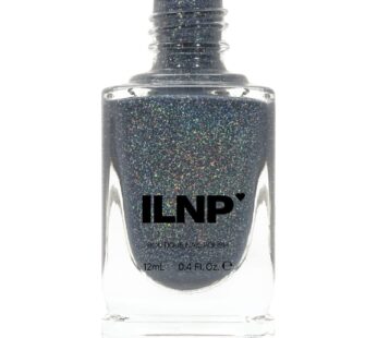 ILNP Industrial Park – Neutral Denim Blue Holographic Sheer Jelly Nail Polish