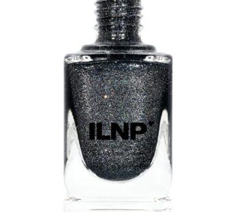 ILNP Private Reserve – Black Holographic Metallic Nail Polish