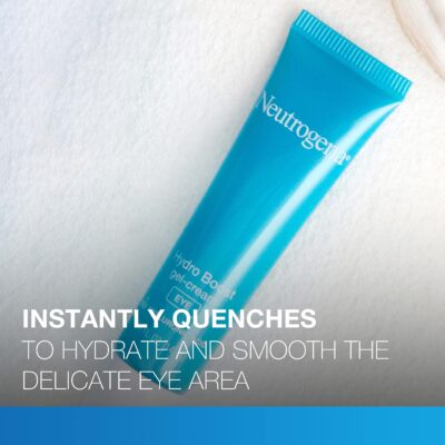 Neutrogena Hydro Boost Hyaluronic Acid Eye Gel Cream, Under Eye Cream with Hyaluronic Acid, Fragrance Free, Non-Comedogenic Moisturizer, 0.5 OZ - Image 2