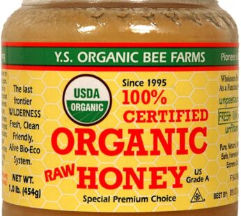 Ys Eco Bee Organic Honey 1 Pound Jar