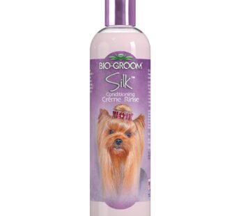 Bio-Groom Silk Creme Rinse Dog Conditioner ? Dog Bathing Supplies, Puppy Shampoo, Cat & Dog Grooming Supplies for Sensitive Skin, Cruelty-Free, Made in USA, Tearless Dog Products ? 12 fl oz 1-Pack