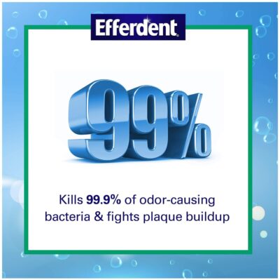 Efferdent Plus Mint Anti-Bacterial Denture Cleanser | 90 Tablets - Image 5