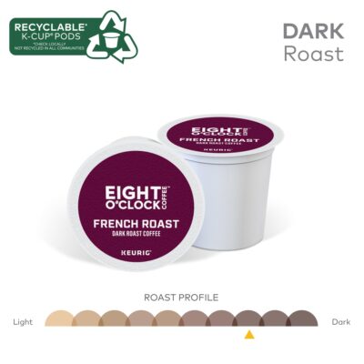 Eight O'Clock Coffee French Roast, Single-Serve Coffee K-Cup Pods, Dark Roast, 72 Count - Image 4