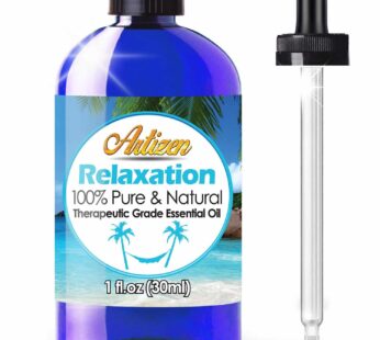 Artizen Relaxation Blend Essential Oil (100% Pure & Natural – Undiluted) Therapeutic Grade – Huge 1oz Bottle for Aromatherapy, Relaxation, Skin Therapy & More – Aromatherapy Relaxation Oils