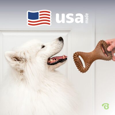 Benebone Dental Durable Dog Chew Toy for Aggressive Chewers, Real Peanut, Made in USA, Medium - Image 5