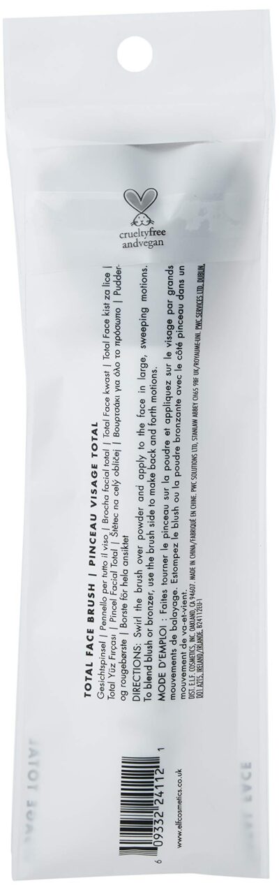 e.l.f. Cosmetics Total Face Makeup Brush for Complete Coverage and a Flawless Finish - Image 5
