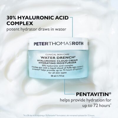 Peter Thomas Roth | Water Drench Hyaluronic Cloud Cream | Hydrating Moisturizer for Face, Up to 72 Hours of Hydration for More Youthful-Looking Skin, Fragnance Free, 1.69 Fl Oz - Image 9