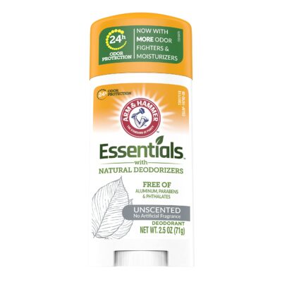 Arm & Hammer Deodorant 2.5 Ounce Essentials Unscented (73ml) (3 Pack) - Image 2