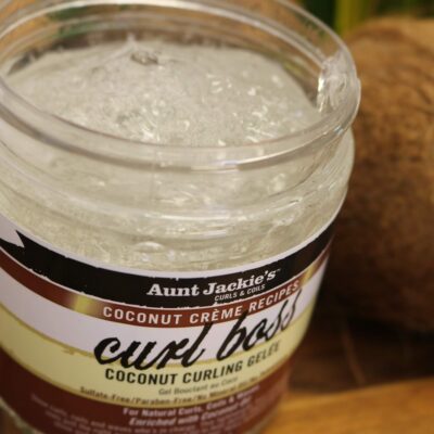 Aunt Jackie's Coconut Cr?me Recipes Curl Boss Coconut Curling Hair Gel for Naural Curls, Coils and Waves, 15 oz - Image 5