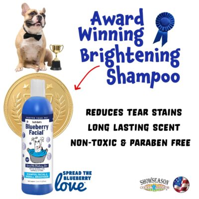 South Bark's Blueberry Facial? Pet Shampoo 12 oz. | Brightener & Tear Stain Remover | Long-Lasting Odor Eliminator | Cruelty-Free | Paraben-Free | Made in The USA - Image 3
