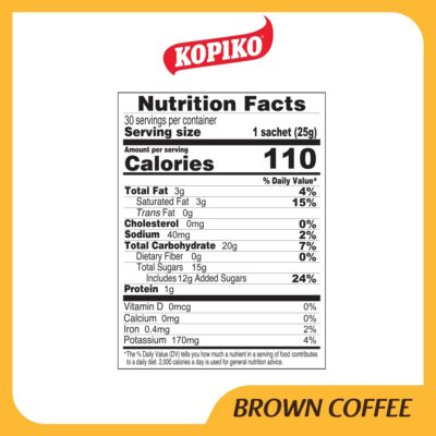 Kopiko Brown Instant Coffee Mix - The Irresistibly Delicious Coffee with Brown Sugar (0.88 OZ/25gr x 30 Coffee Packets) - Image 4