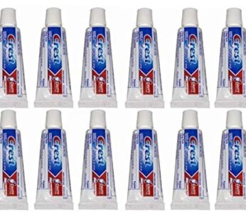 Crest Travel Size Regular Toothpaste – .85 Oz (Pack of 12)